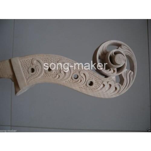 4/4 New Cello Neck Openwork pattern Head Hand Carve High Quality