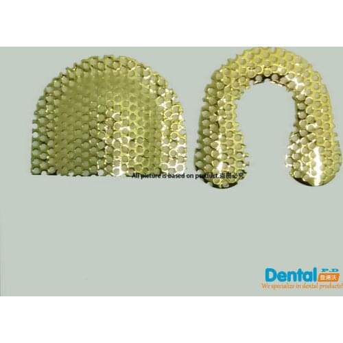 8pairs (16pcs) Stainless steel Strong Net Dental Lab Denture materials Golden Strong Net