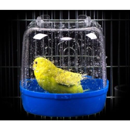 Parrot Bird Bathtub Parrot Bathing Supplies Bird Bathtub Cage Pet Supplies Bird Bath Shower Standing Bin Hanging Tub Shower