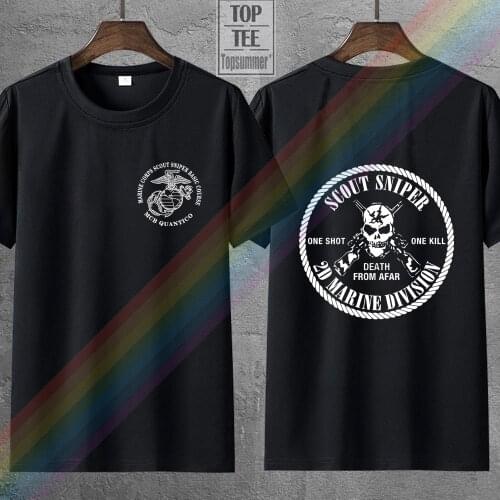 Marine Corps Base Quantico Scout Sniper Basic Course Brand New Usmc New T-Shirt Fashion New Top Tees Tshirts