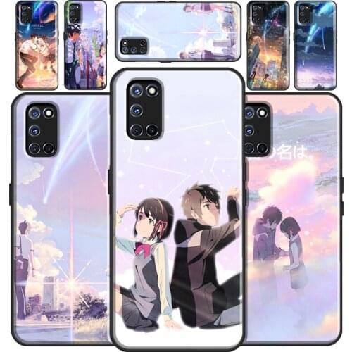 Anime Your Name Makoto Shinkai Case For OPPO A15 A91 A83 A3S A5S A1K A52 A72 A5 A9 A31 A53 2020 Find X3 Pro F5 F7 Cover