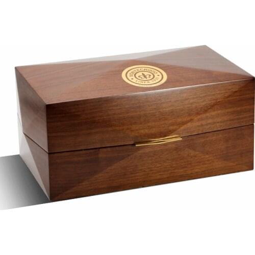 Wood Cigar Humidor Cabinet MONTECRISTO Cigar Box Home Fit 60 Cigars Luxury Humidor Box with Hygrometer Humidifer Humidor CH-021