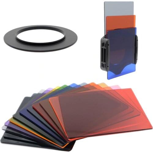 KnightX 49 52 55 58 62 67 72 77 82 mm light nd filter holder for canon 2000d Nikon d5600 sony as300 cokin p camera photography