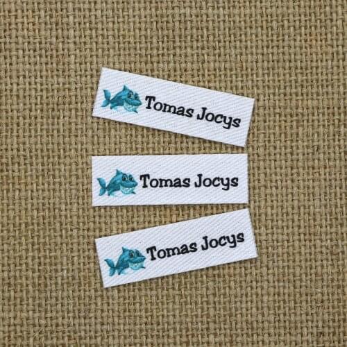 120piece Ironing Labels, Logo or Text, Iron on Cotton , Clothing Labels, Custom Design, Ironing tags (YT029)