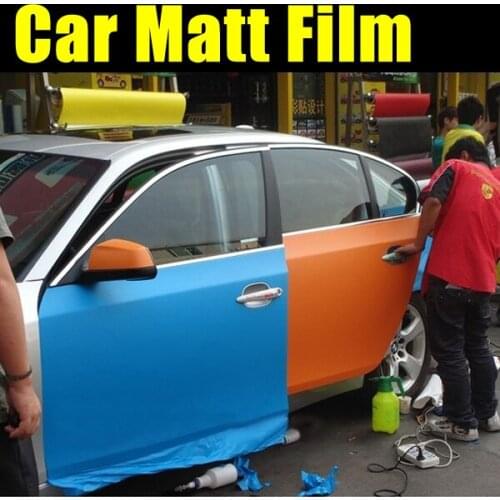 Flexible Black Matte matte Vinyl car Wraps auto Satin Matt Black Foil Car Wrap Film Vehicle Sticker 152cm*20/30/40/50cm