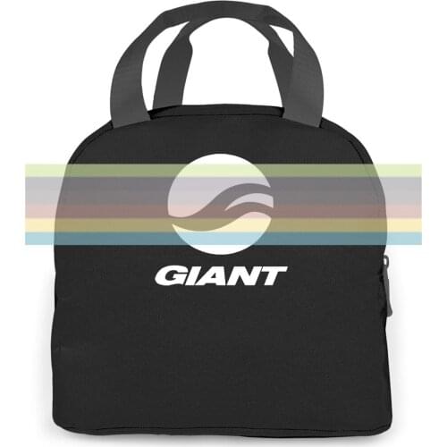 Giant Bicycles Logo :M-L--X Print Hip-e s women men Portable insulated lunch bag adult