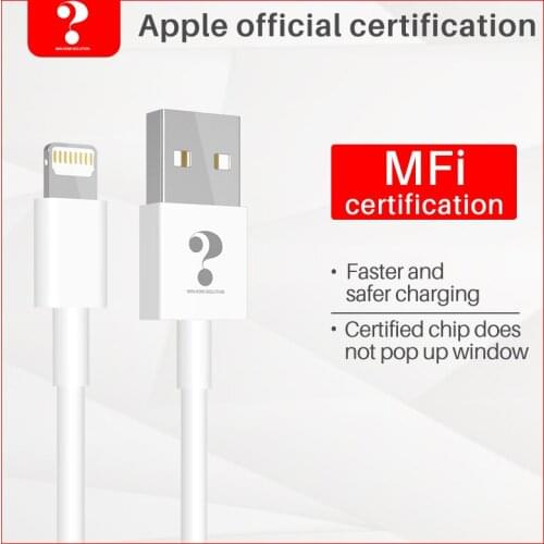 MFi USB Cable for iPhone 11 X Xs Max 2.4A Fast Charging USB Charger Data Cable for iPhone Cable 8 7 6Plus USB Charge Cord
