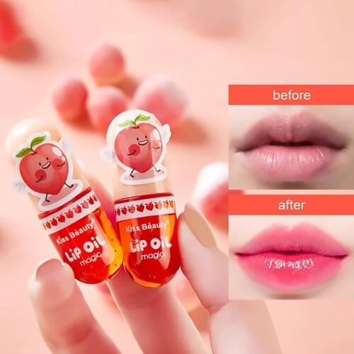 Temperature Variation Capsule Lip Gloss Moisturizing And Easy to Color Moist Not Easy Touch cup Chameleon Lip Glaze Lipstick