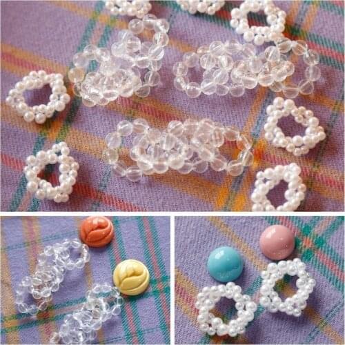Bead string combination series retro temperament wind earrings DIY hand-made accessories jewelry materials