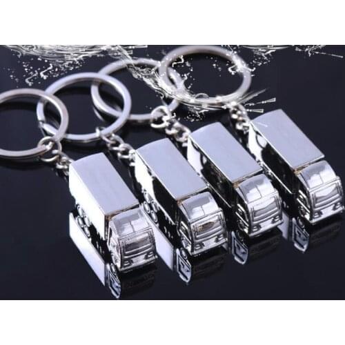 Creative Truck Key Chain Metal Car Keychains Key Ring Keychain Keyring High Quality wholesale 30pcs/lot