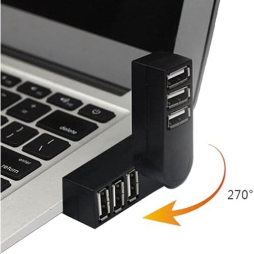 Mini 3.0 Port Multiple HUB Adapter Multi USB Splitter For MacBook Air Pro Huawei p30 Iphone 11 PC Computer Accessories