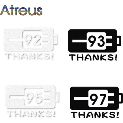 Atreus PVC Car fuel tank cap stickers For Audi A4 B6 B8 A1 VW Passat B5 B7 Skoda Octavia A7 A5 Renault Megane 2 3 Ford Focus mk2