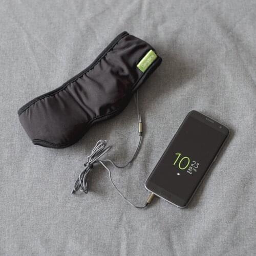 Sleepace Sleep Headphones,Comfortable Washable Eye Mask with Sound blocking/ Noise Cancelling Earphone Smart App remote control