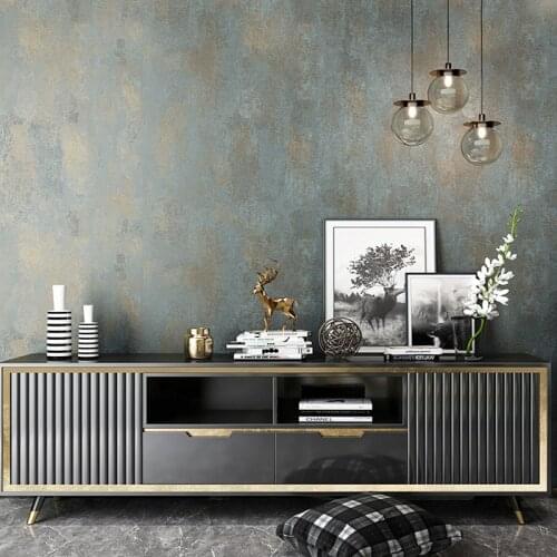 Retro Non-woven Plain Color Wallpaper Living Room TV Sofa Bedroom Luxury Home Decor Wall Papers Rolls For Walls 3 D Papel Tapiz