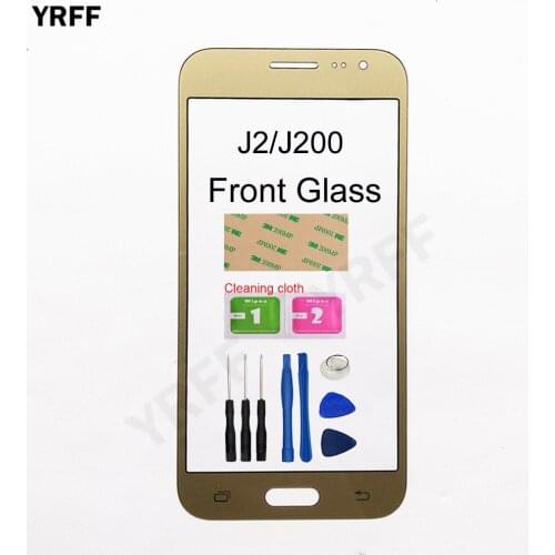 Mobile Front Panel Glass For Samsung Galaxy J2 2015 J200F J200M J200Y Front Glass (No Touch Screen Digitizer Panel ) Outer Glass