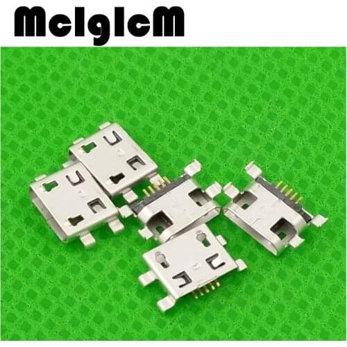20pcs Micro USB Connector 5pin B Type Female Connector Micro USB Connector Tail Charging socket Free shipping