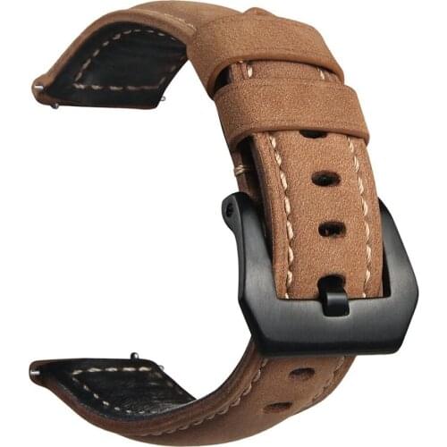 22MM Genuine Leather Strap For Gear S3 Smart Watch Band Replacement Watch Bracelet For Gear S3 Classic frontier Smart watch