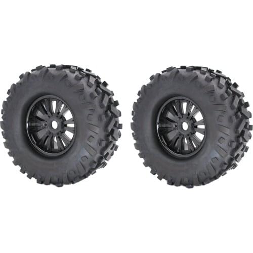 2pcs 170mm Rubber Tyre Tires for All 1/8 RC Bigfoot Monster Truck Car