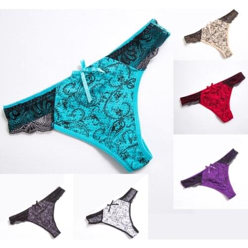 Sexy Underwear Women Lingerie Panties Underwear Seamless Ladies Briefs Lingerie Print Panties Sexy Ladies Thongs