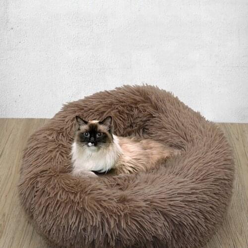 Super Soft Dog Bed Plush Cat Mat Dog Bed Round Bed Cushion Pet Product Accessories For Large Dog Cat House