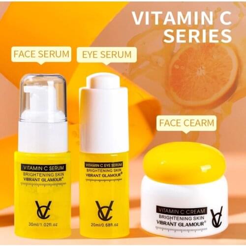 Vitamin C Cream Face Serum Oil Natural Hyaluronic Acid Moisturizing Nourishing Anti-aging Anti-wrinkle face Skin Care TSLM1