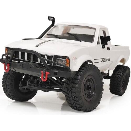 WPL C24-1 4WD 1/16 Kit 2.4G Crawler Off Road RC Car 2CH Vehicle Models With Motor Servo and Head Light RC Car For Kids Toy