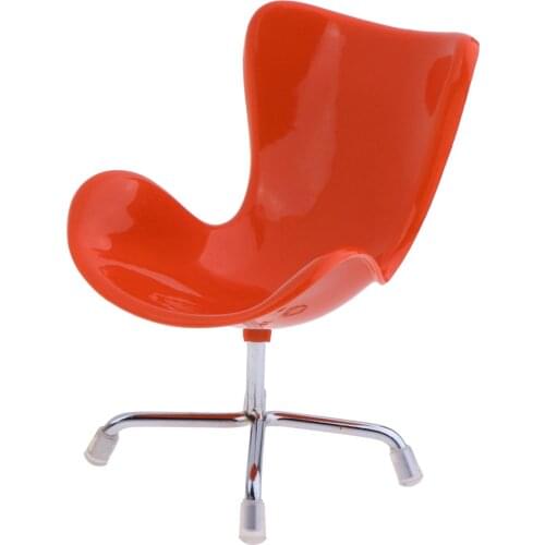 1/6 Detachable Chair Mini Office Chair Plastic Lounge Chair Doll Furniture Toys For 12inch Dolls House Accessory Ornament