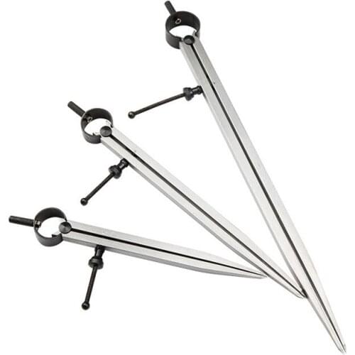 100-500mm Carbon Steel Wing Scriber Divider Spacing Gauge Snap Fitters Rotating Draw Measure Compass Leather Craft Diy Hand Tool