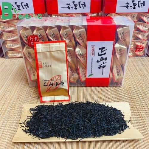 2021 Black Chinese Tea Lapsang Souchong Wuyi Mountain Tea with Fragrance of Longan Total 125g