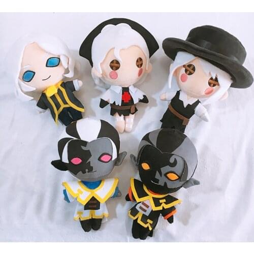 Anime Game Doll Identity V Doctor Emily Dyer Gardener Emma Woods Blind Girl Cosplay Prop Toy Plush Stuffed Cartoon Doll Gifts