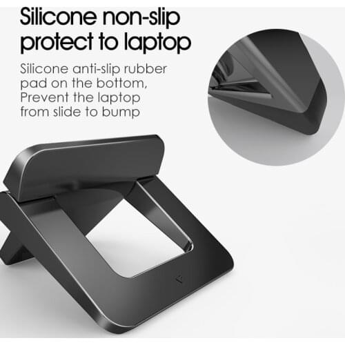 Laptop Holder for MacBook Pro ABS TPU Mini Stand Desktop Laptop Stand Portable Cooling Pad Notebook Stand for Macbook