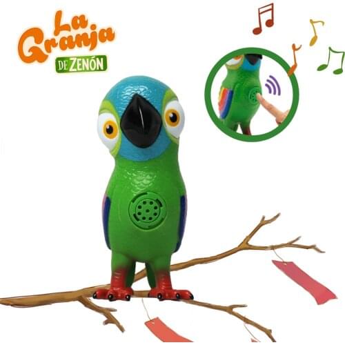 La Granja De Zenon Stuffed Kawaii cute animal crossing Plush Interactive Toys of Soft PVC-Lorito Pepe among us childrens toys