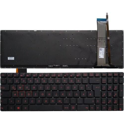 Brazilian/German/Italian/Portuguese/Swiss/Turkish FOR ASUS N552VW N552VX G771JM G771JW laptop backlit keyboard