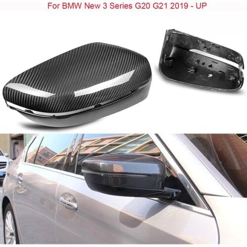 For BMW New 3 Series G20 G21 Carbon M Performance Rear Side Caps 2019 - UP ONLY LHD Carbon Fiber Rear View Mirror Cover