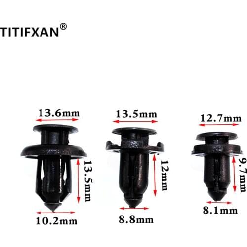 For BYD Great Wall Hover Haval H2 H6 H7 H8 H9 M4 M2 C30 Car Bumper Fender Water Tank Guard Board Clamp Push-in Clips Fasteners