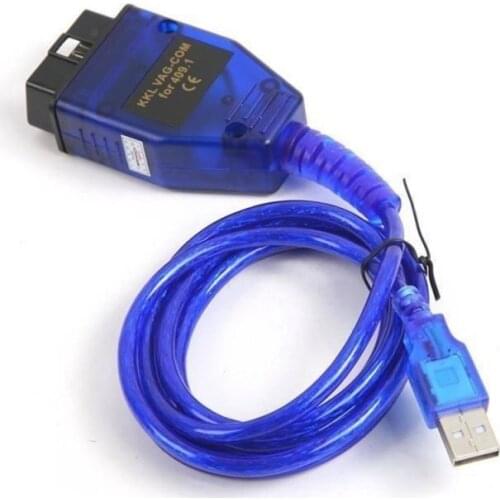 Car USB Vag-Com Interface Cable KKL VAG-COM 409.1 OBD2 II OBD Diagnostic Scanner Auto Cable Aux USB Vag-Com interface cable