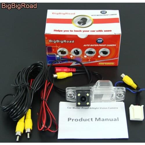 BigBigRoad For Hyundai Elantra AD / Avante 2015 2016 2017 Car Rear View Backup Reverse Parking Camera Connect to Original Screen