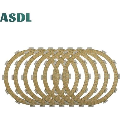 Motorcycle Engine Parts Clutch Friction Plates Kit For Kawasaki Z 650 KZ650D Z 750 E GT LTD GPZ 750 RA KLV 1000 ZZR 1400 #d