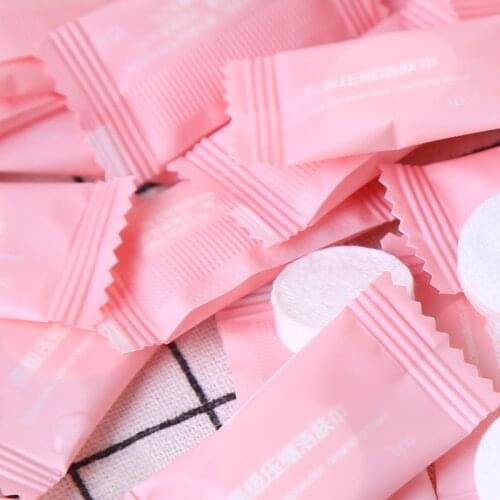 10PCS Disposable Compressed Towel Portable Mini Non-woven Fabric Face Towels Outdoor Travel Facial Cleansing Towel
