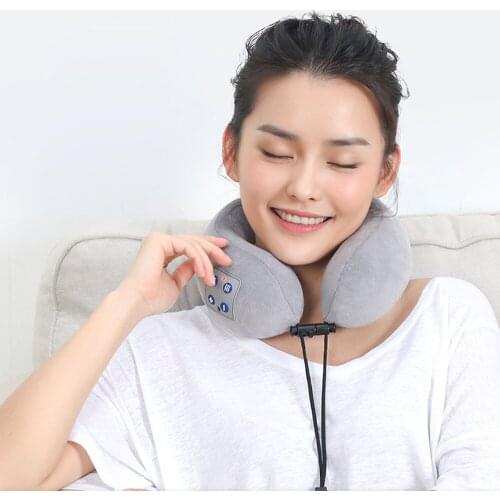 Multifunctional U-shaped pillow massage pillow Electric Neck Massager Portable Shoulder Cervical Massager Travel Home Car Relax