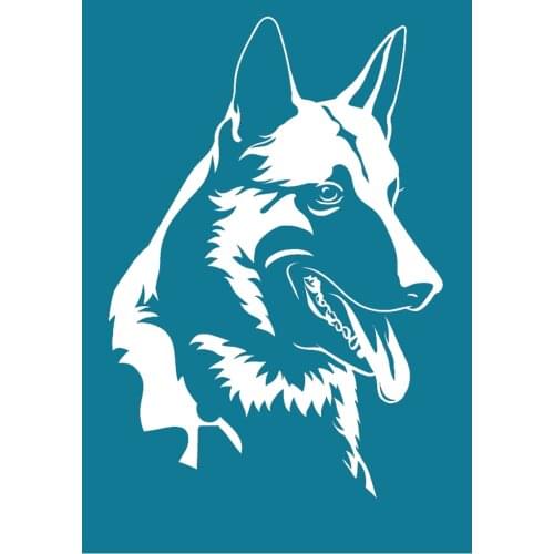 8.5 X 11" Reusable Self- Adhesive Silk Screen Stencils Akita Dog Home Decoration Pillow Photo Craft Mesh Transfers Film