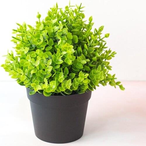 Fashion 1PC Artificial Eucalyptus Green Grass Window Table Potting Home Decorative Flowers Wedding Decor Accessories