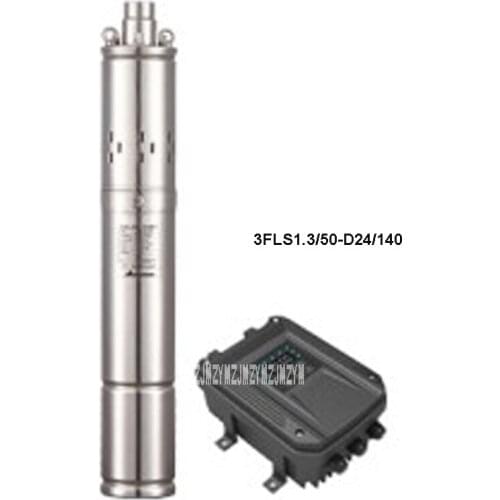 New Arrival Solar DC Brushless Water Pump Stainless Steel Mini Screw Pump For Irrigation 3FLS1.3/50-D24/140 24V 140W 1.3m3/h 50m