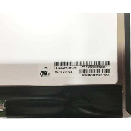 LP140WF7-SPE1 LP140WF7 SP E1 LP140WF7 (SP)(E1) FHD 1920X1080 Matrix for Laptop 14.0" eDP LED Screen LCD Display Replacement