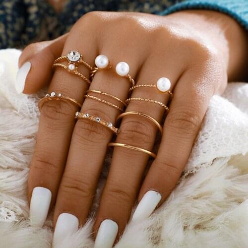 Winterxue White Rings