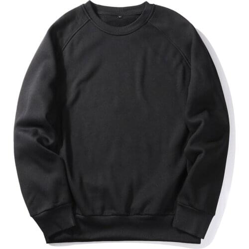 Europe Large Size Women Sweatshirt Long Sleeve Round Neck Autumn Long Jacket Fleece Loose Pullover Solid Color Pullover 15 Color