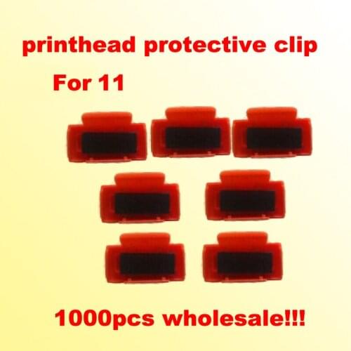 1000pcs compatible for hp11 printhead protecter orange plastic nozzle cover 11 500 510 800 1000 1200 2200 100 110