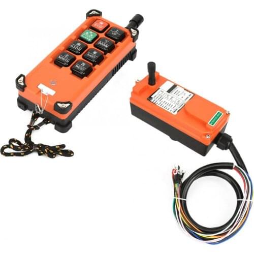Industrial Radio Wireless Remote Control Transmitter & Receiver F21-E1B AC380V Hoist Lift Crane Controller Switch