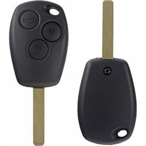 DAKATU 3 Buttons Car Remote Key Fob Case For Renault Clio Modus Vauxhall Movano Vivaro 2005-2012 VA2 Key Blade
