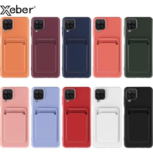 Card Holder Slot Wallet Cell Phone Case For Samsung S21 Plus Ultra Note 20 A52 A72 A42 A32 A12 A21S Sleeve Pouch Soft TPU Fundas